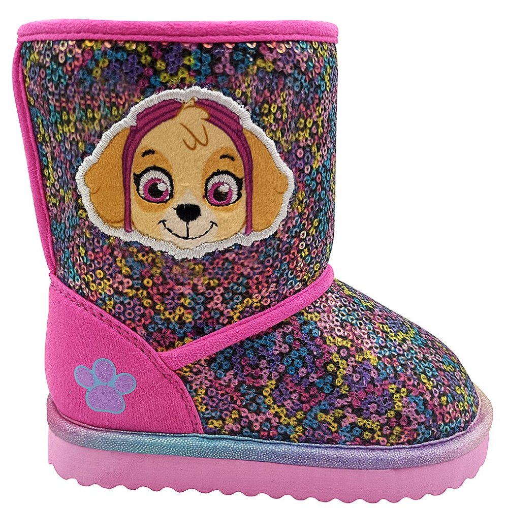 Paw Patrol Cold Weather Boots For Toddler Girls Size 7 Everest and Skye